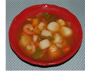 Cacciucco Soup in a bowl