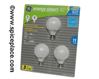  Compact Fluorescent 40 Watt Globe Bulb 3 Pack 