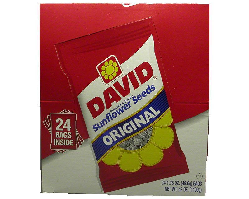 David Salted And Roasted Sunflower Seeds 24 X 175oz 1902usd Spice Place 3272