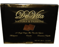  De Vita Gourmet Extra Dark Chocolate Squares 48ct 7.4oz (210g) 