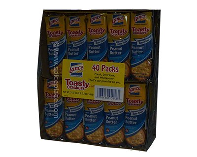 kroger toasty crackers with peanut butter