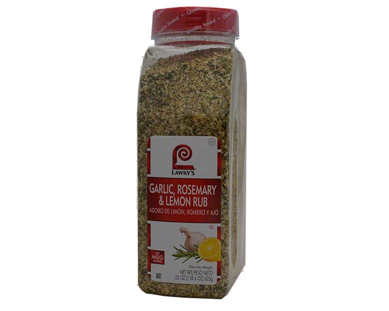 Lawry's Garlic Lemon Rosemary Rub 22oz 623g $19.47usd - Spice Place