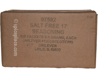 Lawry's Salt Free 17 Seasoning 500 0.02oz (0.5g) Packets $78.73USD - Spice  Place