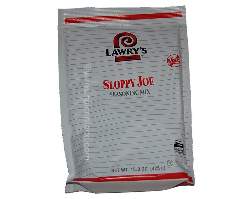  Lawry's Sloppy Joe Seasoning Mix, 15 oz - One 15