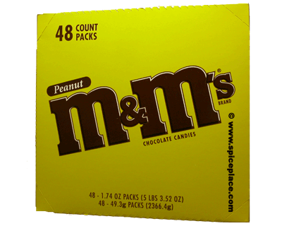 M&M 48 CT PEANUT