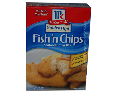 Golden Dipt Fish and Chips Batter 10oz 28.3g, Case of 12 $28.37USD