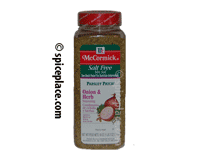  McCormick Onion & Herb Salt Free Blend 