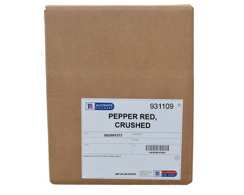 McCormick Culinary Crushed Red Pepper - 3.25 lb.