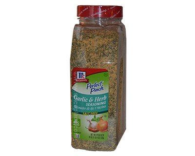 McCormick Perfect Pinch Garlic & Herb Seasoning - 20 oz jar