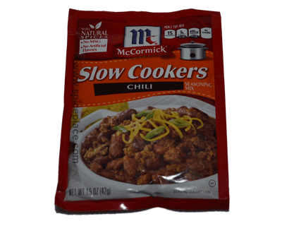 McCormick Slow Cookers Chili Seasoning 4 x 1.5oz (42g) $8.61USD - Spice ...