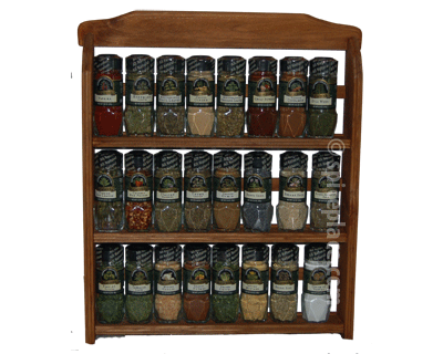 The Gourmet Spice Rack from side by side
