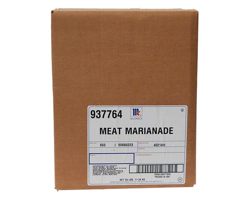 McCormick Meat Marinade 25lbs 11.34kg $191.45USD - Spice Place