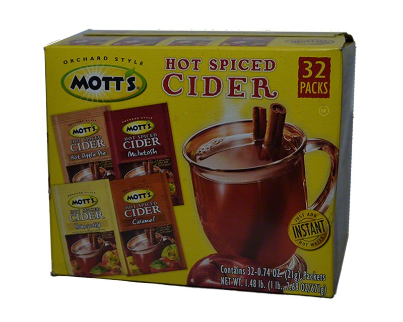 Motts Hot Spiced Cider Variety Pack 32 74oz 21g Packets 14 18usd Spice Place