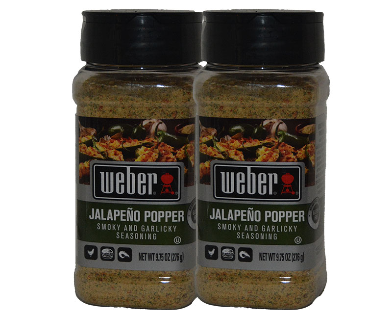 Weber Garlic Jalapeno Seasoning, 5.75 Ounce Shaker (Pack of 6