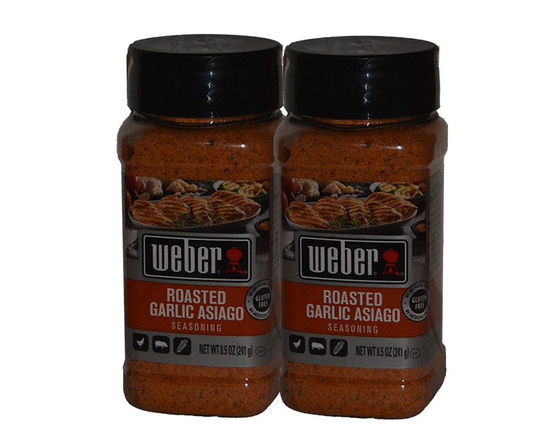 Weber Roasted Garlic Asiago Seasoning 2 x 8.5oz 241g 14.63USD Spice